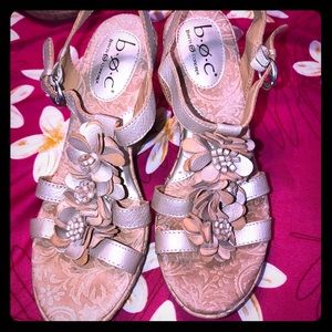 b.o.c. Platform Wedge Sandals